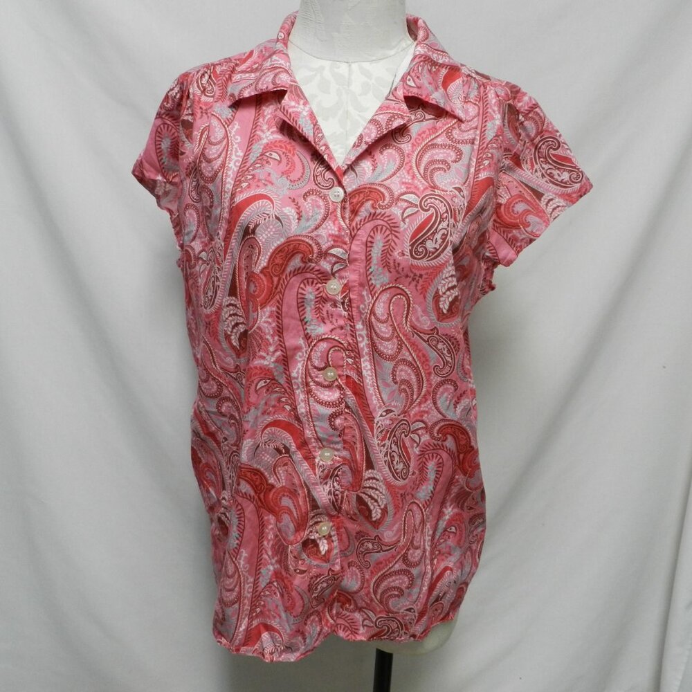 The Cat's Pajamas Cotton lounge Top Pant set drawstring elastic Size X-Large XL - Picture 3 of 8